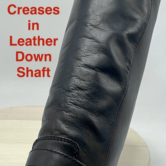 Sam Edelman LEFT ONLY Freda Tall Boot Black Leather Buckle AMPUTEE Size 8 NEW! - Picture 10 of 10